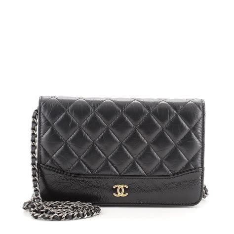 chanel purse wallet on a chain|chanel wallet on chain gabrielle.